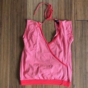 Express shirt with a slightly open back